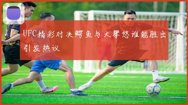 UFC精彩对决鳄鱼与大攀悠谁能胜出引发热议